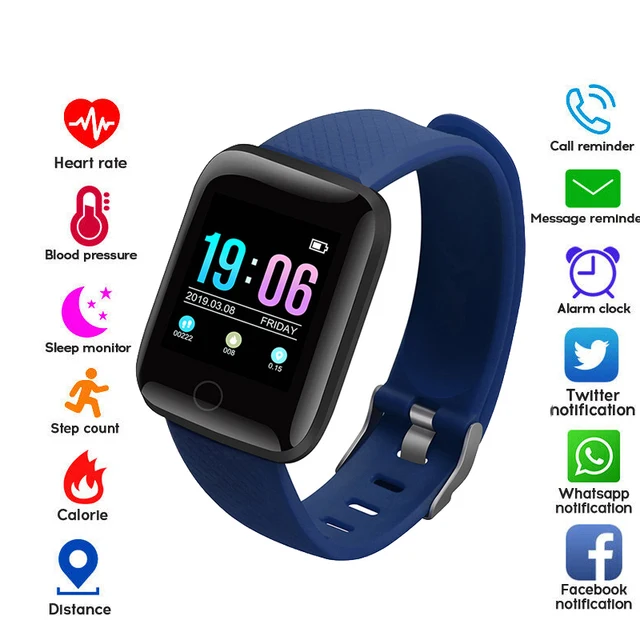 Sports Smartwatch Ladies Mens Children Smart Wearable Device Fitness Tracker Digital Wristwatch Anti-Lost Clock for Android IOS 1