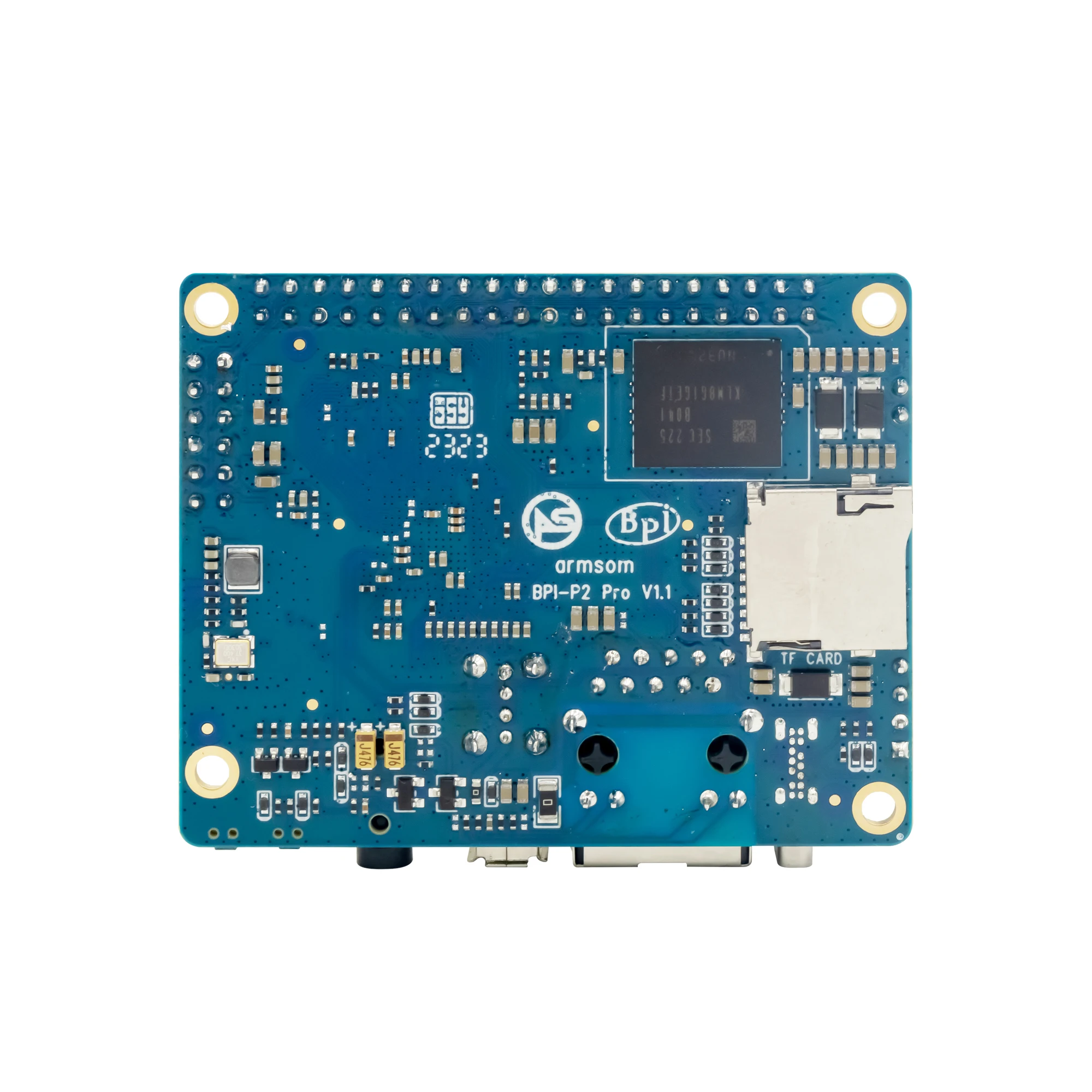 Banana pi Conselho de Desenvolvimento com Módulo Poe Bpi-p2 Pro Rockchip Rk3308 40 Pin Gpio 512m Ddr3 8g Emmc Suporta Wi-fi Bluetooth - Imagem 3