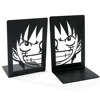 2pcs Anime Bookends 3 Style, Non-Slip Metal Book Ends Office Bookends for Fans Collection Organise Desktop Bookends 2