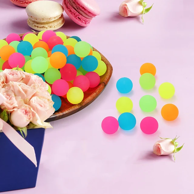 5/12pcs 25mm Bouncing Balls Rubber Elastic Ball Mixed Style Children Indoor and Outdoor Toy Balls Float Ball Birthday Gift TMZ 5