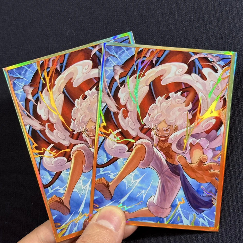 60PCS OPCG Luffy Card Sleeves Trading Cards Protector Anime Holographic  Foil Shield Outer Cover Standard Size 67x92mm - AliExpress 26