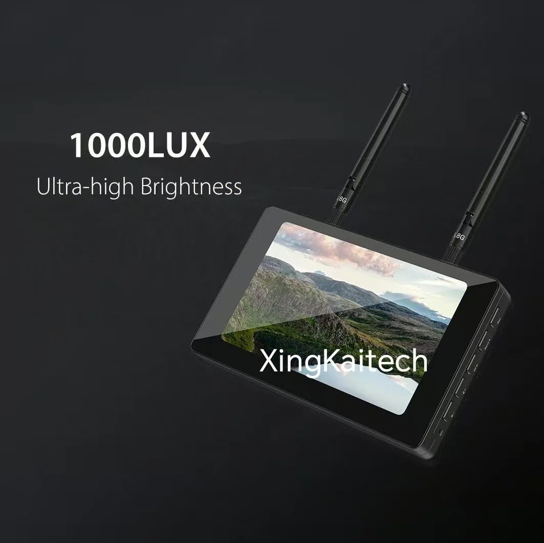 Moneagle 5.8GHz 40CH FPV Monitor 5" IPS 800x480 Diversity Receiver DVR 1000Lux