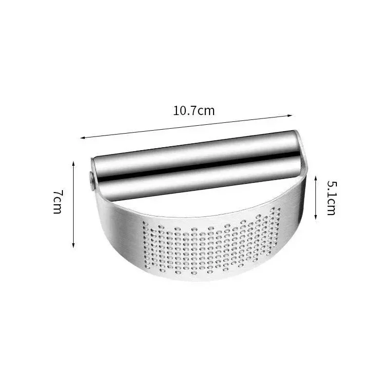 Upgraded Stainless Steel Garlic Press Squeezer Manual Garlic Ginger Rocker Crusher Garlic Cutting Mince Tools Kitchen Gadgets 5
