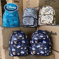 Disney PU Leather Printed Women Backpack Jack Skellington Clownfish Nemo Cartoon Winnie The Pooh Girl Double Shoulder Bag 1