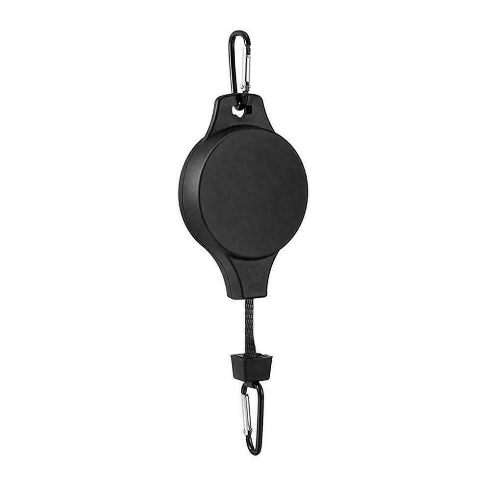 Puleggia Retrattile Per Piante Da Esterno, In Acciaio Inox, Con Blocco Automatico, Regolabile In Altezza Fino A 160 Cm, Carico Max 20 Kg
