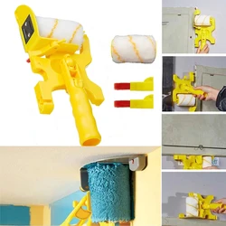 Bordure de peinture à coupe nette professionnelle multifonctionnelle avec 2 rouleaux de remplacement pour outil de peinture murale de brosse pour les plafonds muraux de la peinture rouleau peinture professionnel 