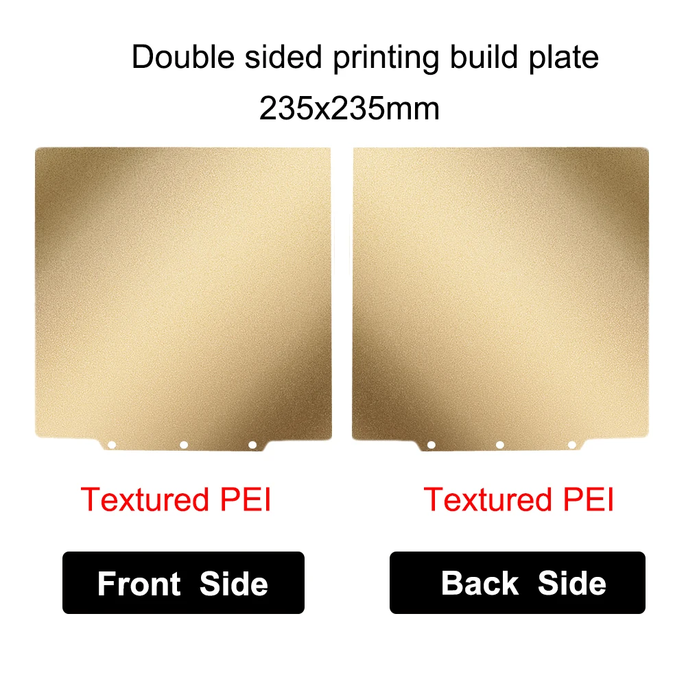 Magnetic Double-Sided PEI Sheet for 3D Printer Build Plate