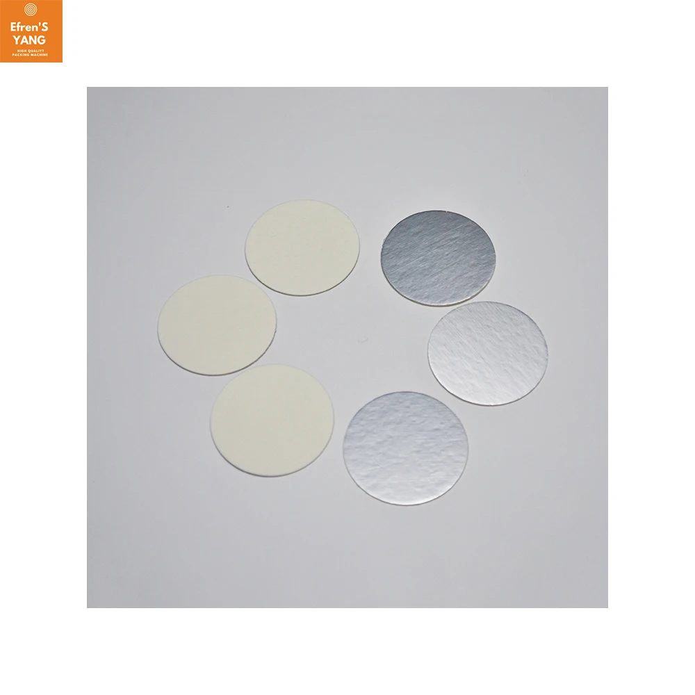 PE PET Plastic Bottles lid Aluminum Foil Cap Seal Liner 45mm/69mm/89mm Container Top Cap Induction Sealing Food Packaging Lid 3