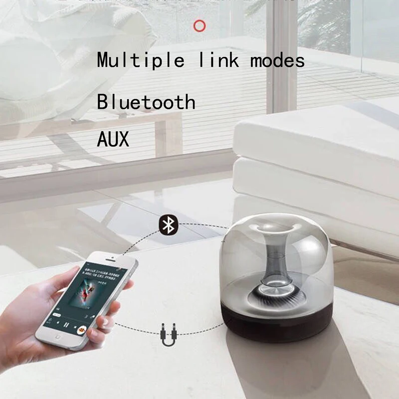 haman Subwoofer Bluetooth Speaker Bass Mini version wireless Bluetooth support memory TF card /USB Gift