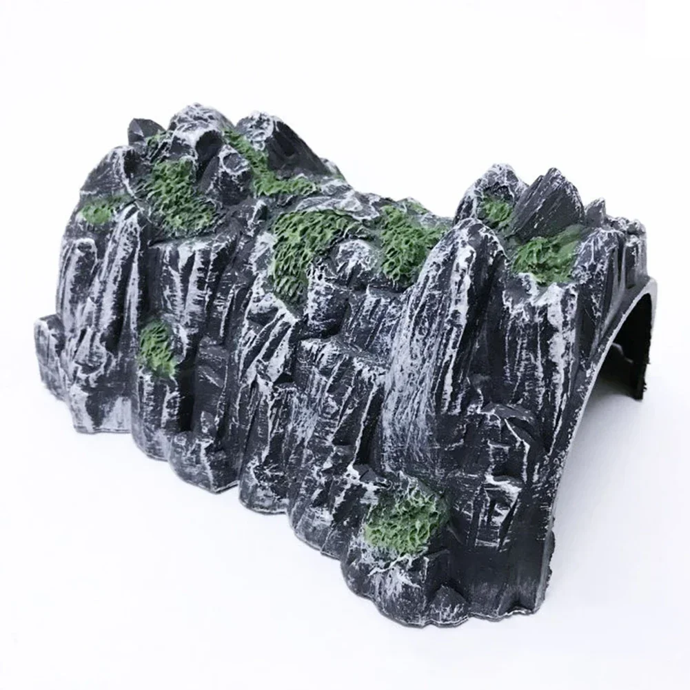 1pc Treno Ferrovia Accessori Simulazione Grotta Modelli di Rockery di Plastica Ferrovia Tunnel Tavolo Modello Ferrovia Giocattoli Regali Per I Bambini  15