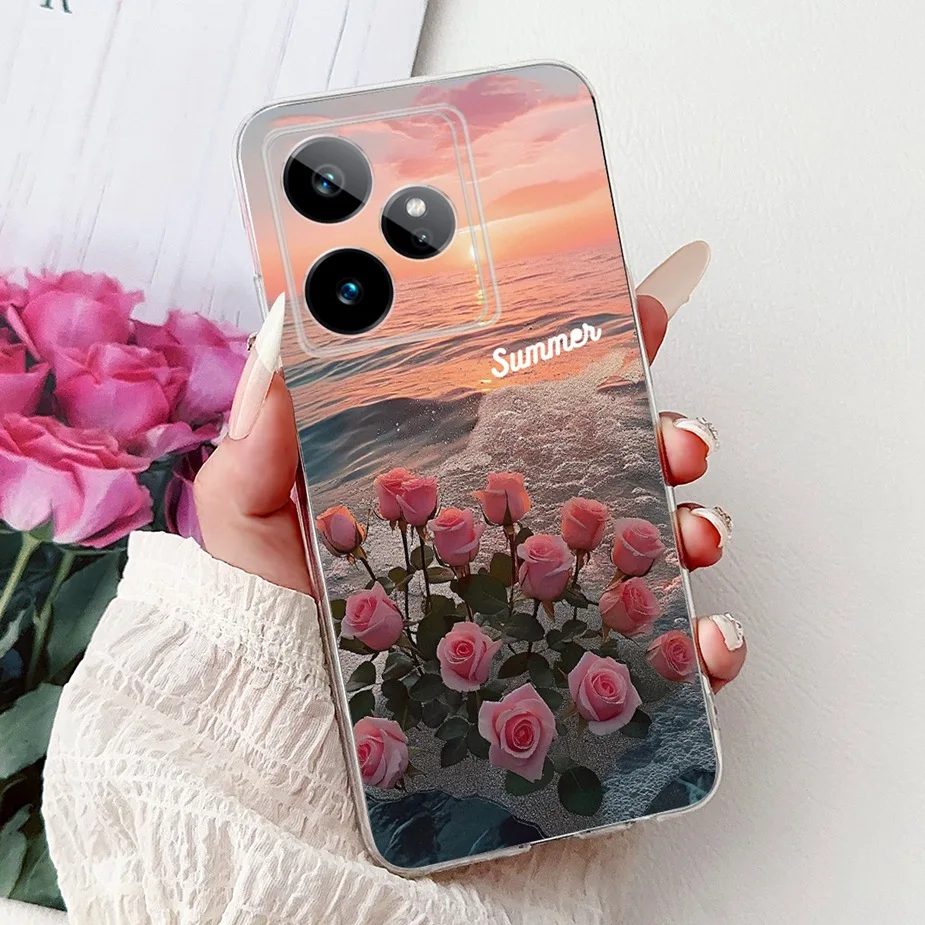 Luxury Painted Soft Silicone Phone Case - Stylish Protective Cover and s Bag