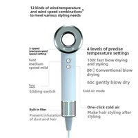 Nouveau Sèche-Cheveux Professionnel Anion 5-en-1 2026 Sans Lames, Contrôle de Température, Léger pour un Coiffage Lisse 5