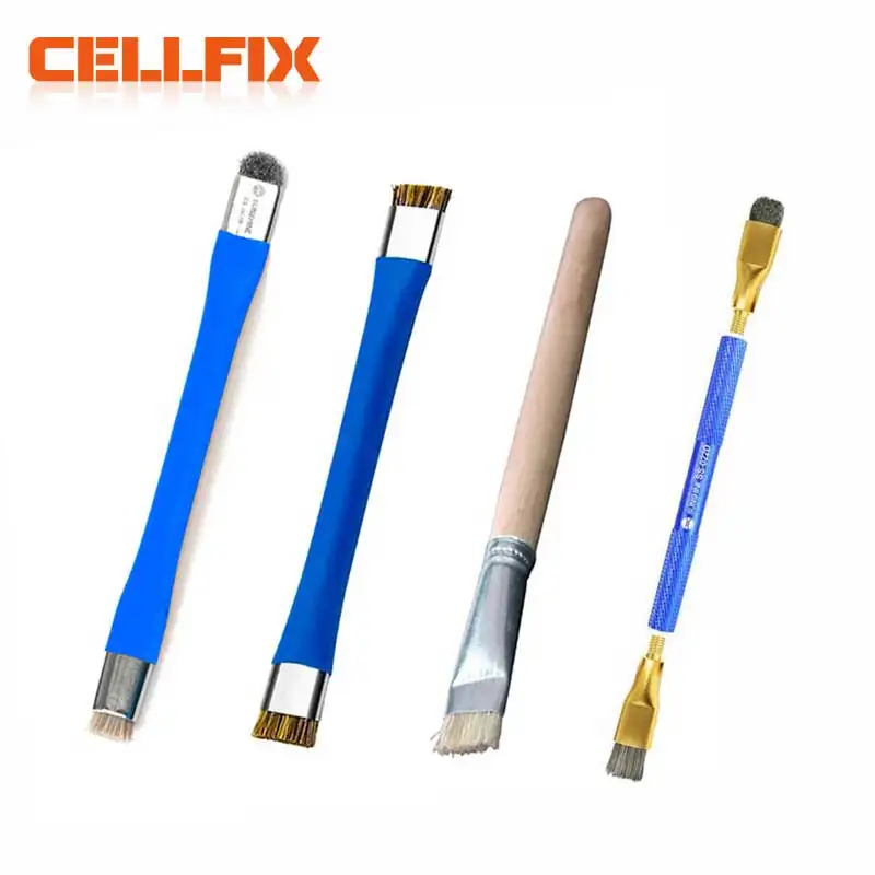 SUNSHINE 정전기 방지 ESD 안전 더블/싱글 헤드 브러시 전화 마더 보드 PCB 회로 기판 PC 키보드 청소 도구