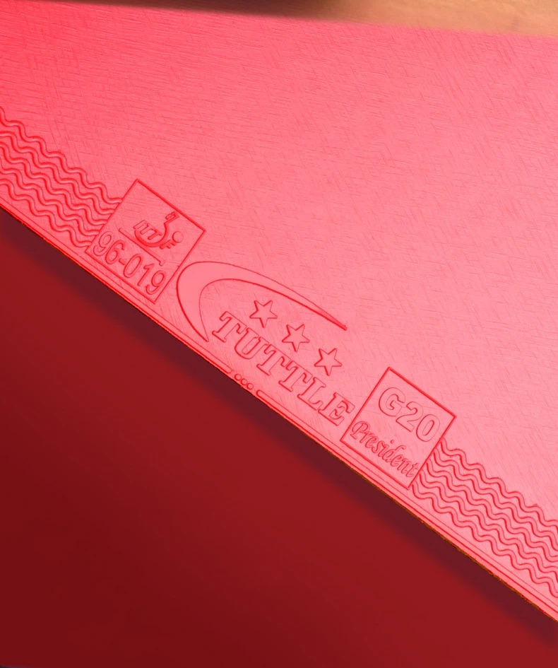 TUTTLE Nicht klebriges Tischtennis-Gummiplatte Li Yang G20 mit gerippter Oberfläche, 2,2 mm Hochenergie-Schwamm für fortgeschrittene Spieler – Detail 5