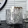 Transparent Eyebrow Pencil Brush Holder Glacier Pattern Acrylic Organizer for Cosmetics Makeup Storage Boxes Brush Containers 1