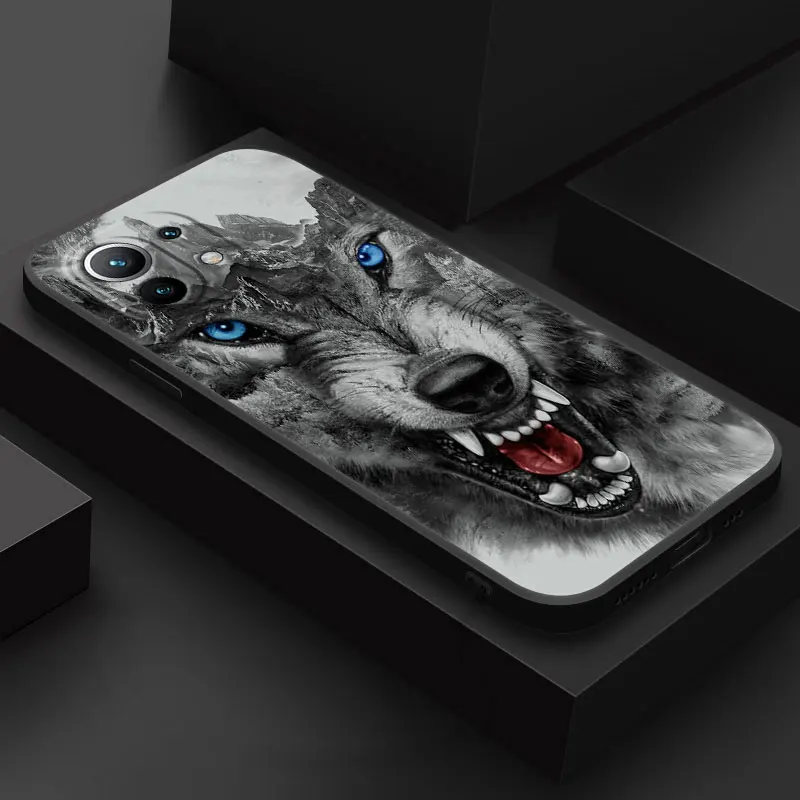 Animal Design Phone Case - Lion, Wolf, Tiger Cover