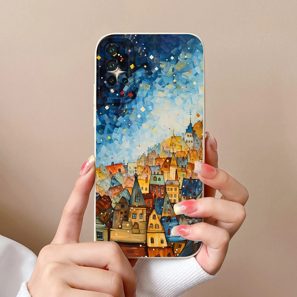 Cartoon Bumper Soft Liquid Silicone Phone Case