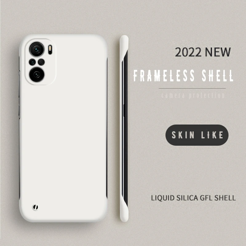Einfache schlanke dünne Matte Handyhülle für XIAOMI Mi 12 11 Ultra 11T 9 9T 10 10S 10T Lite Pro Bumper Poco F3 Rimless Co_voghion.com