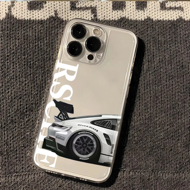 Sleek Sports Car Design Soft Phone Case – Premium Protective Cover