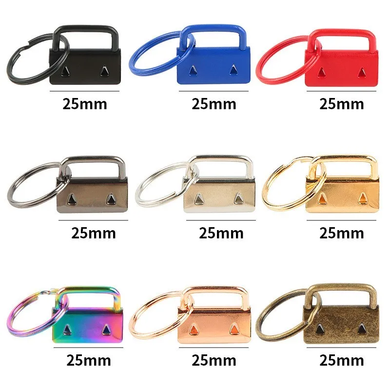 

Набор аксессуаров для брелоков на шнурке 10 шт., поворотные крючки, цветные Брелоки для ключей, фурнитура для изготовления браслетов