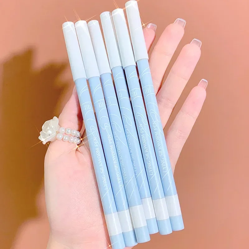 Starry Sky Pearlescent Eyeshadow Pen Shimmer Soft Touch Matte Lying Silkworm Eye Liner Long Lasting Glitter Eye Shadow Cosmetics