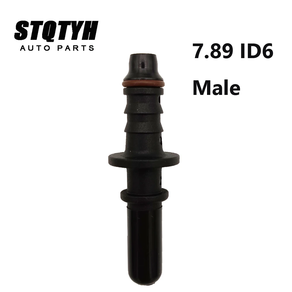 Fuel Pipe Connector 7.89 7.95 ID6 5/16 90 Degree Straight T F fuel line connector