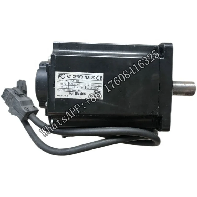

Original New FUJI AC Servo Motor GYS751D5-RC2 750W 2.39Nm 3000r/min