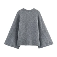 2025 Winter New Product Lazy Style Retro Kimono Style Knitted Open Sleeve Coat cardigan Coat for Women - Image 2