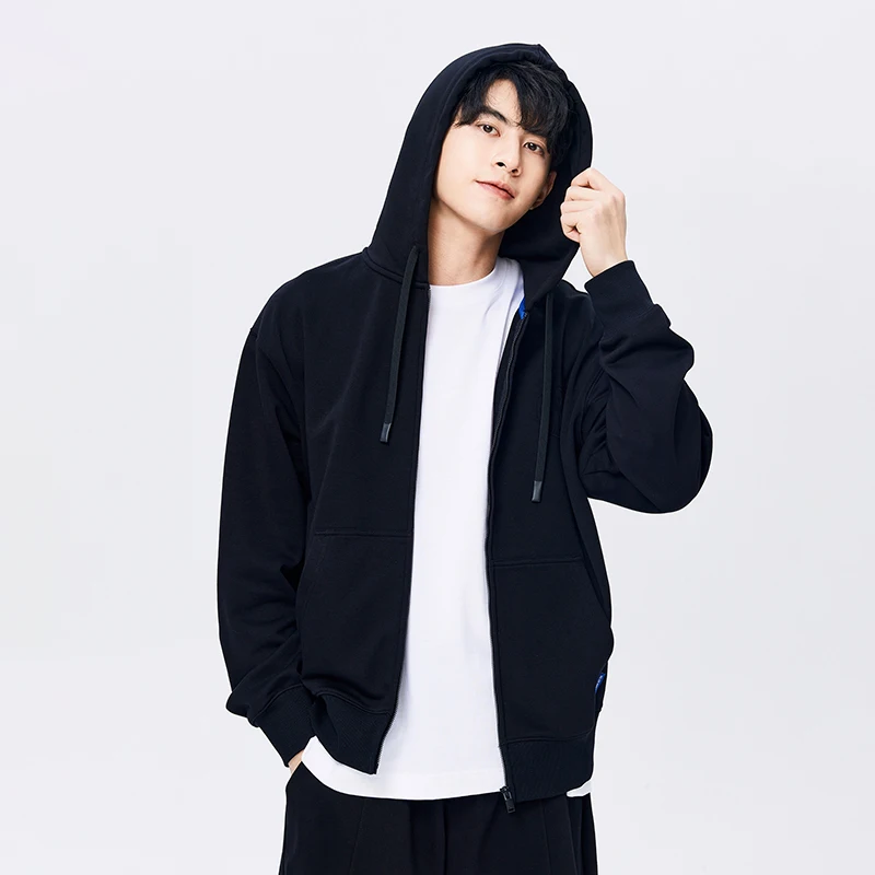 Semir Men Jacket Autumn New Simple Fashion Commuter Style Jacket Drawstring Hooded Men Tops Daily Casual Wear Jacket for Men
