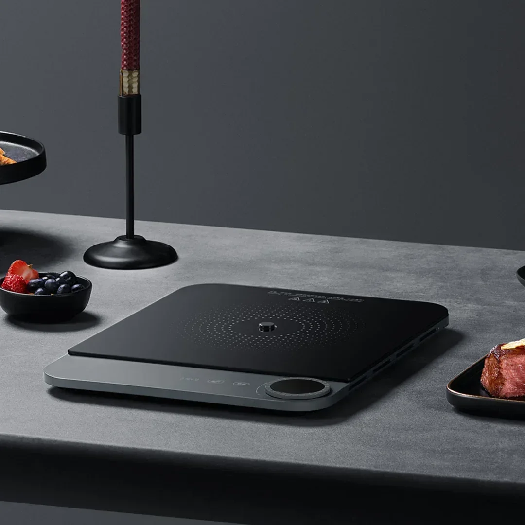 XIAOMI MIJIA Ultra Thin Induction Cooker 23mm Slim Body 2100w Power Electric Frying Pan