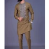 Dayo Long Sleeve Embroidered Kaftan Outfit