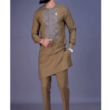 Dayo Long Sleeve Embroidered Kaftan Outfit