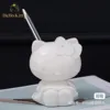 Ceramics Kitty Vases Flower Vase Pen Container Garden Ornament Resin Home Decoration Valentine's Day Gift Girl Desktop Ornaments 2