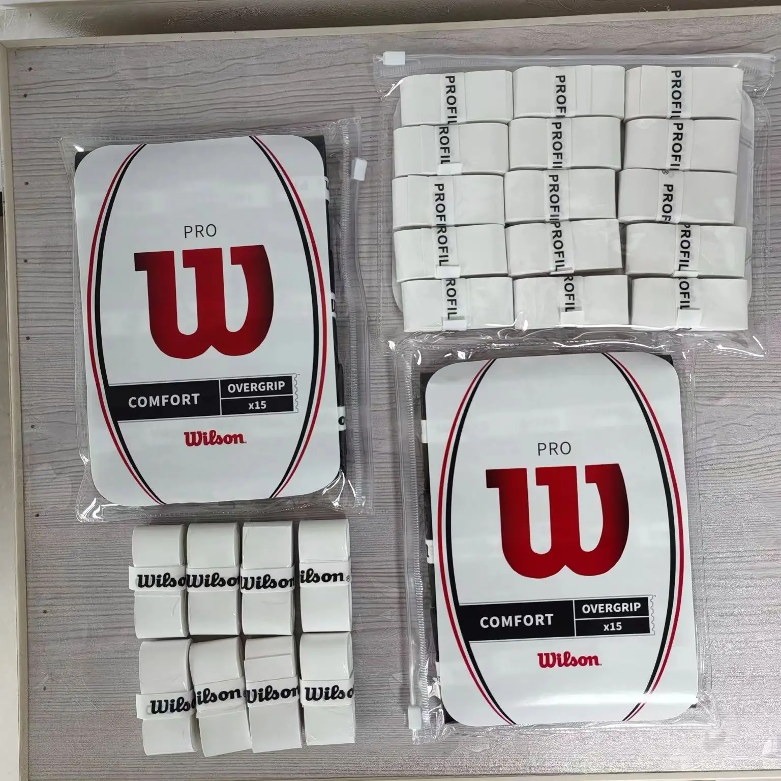 Wilso Tennis Overgrip Padel Racket Single Grip Tape Anti Slip Outdoor Training Replacement Sweatband Badminton Accessories
