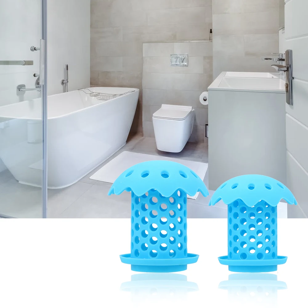 2 piece/Set Hair Stopper Bathtub Sink Drain Hair Catcher Drain Strainer  Silicone Bathroom Accessories Durable - AliExpress