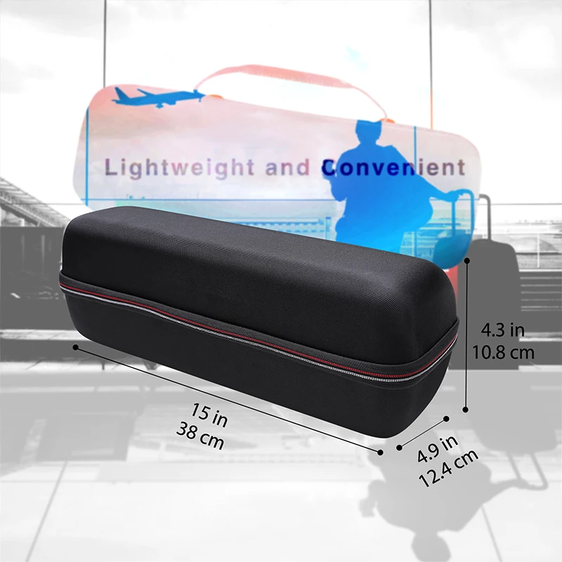 XANAD EVA Hard Case for Wireless Portable Speaker - Protective Carrying Storage Bag