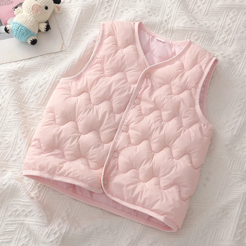 Children Vest 2-7Yrs Kids Warm Tops
