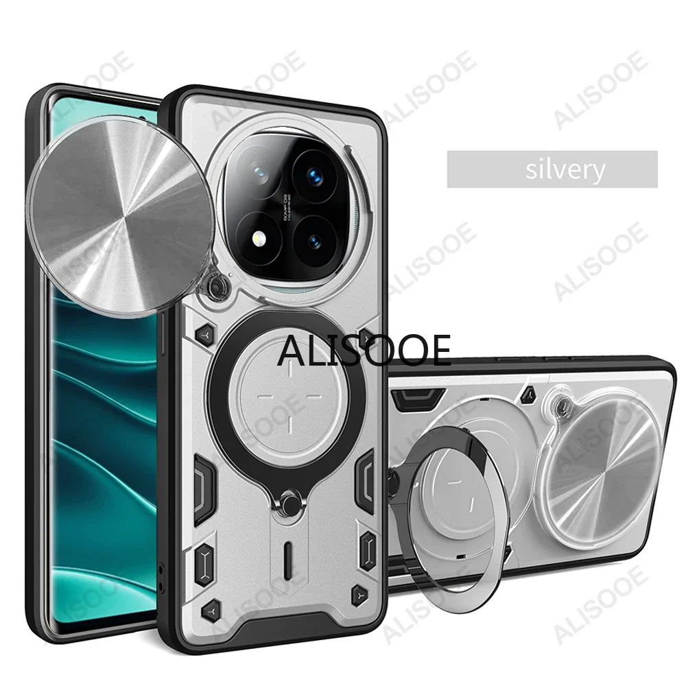 Slide Camera Protection Case with Ring Stand and Back Cover
