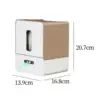Induction Toilet Paper Holder Shelf Wall Mount Touchless Automatic Paper Rack Bathroom Accessory for Restroom Office Home 6