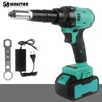 Brushless Electric Rivet Gun Cordless Rivet Nut Gun Drill Insert Automatic Riveting Tool For Makita Battery / Dayi battery 1