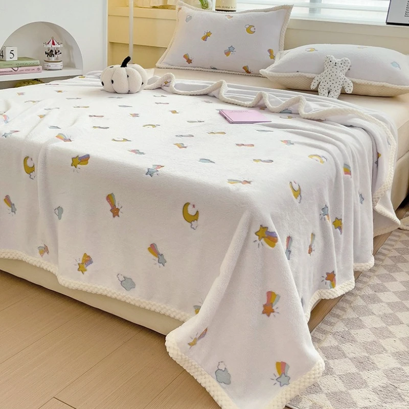 Soft Baby Blanket Kids Flannel Stroller Cover Bedding Kids Nap Cover Air Conditioning Blankets Thin Quilt Sofa Shawl Baby Items - 4