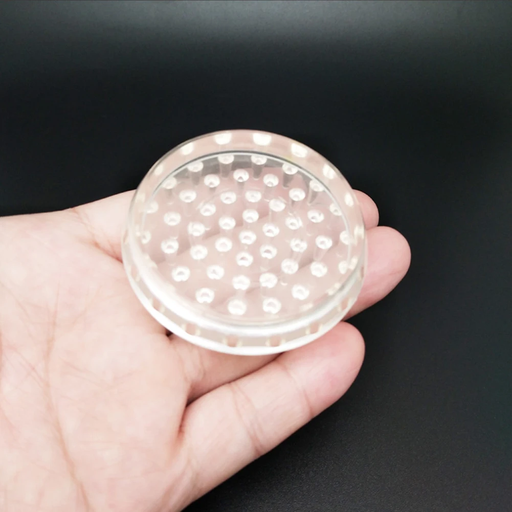 Description Picture 3 of item8pcs Round Furniture Spiked Caster Cup Home Transparent Leg Pad Portable Carpet Protector Living Room Easy Install Anti Slip