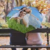 Custom Umbrellas Personalized Umbrella with Pictures Personalized Umbrella Automatic Foldable Design You Umbrella for Rain/Sunny 3