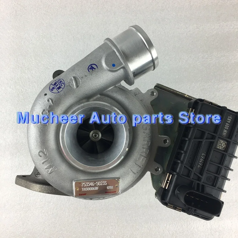 

Турбокомпрессор GTB1752VK Turbo 6G9Q6K682CB 9684856680 753546-9023S 753546-5014S для двигателя Land Rover Freelander II 2.2L TD4 DW12B