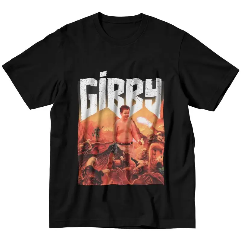 

Funny Gibby Meme Men T Shirt Soft Cotton Tee Tops TV Show Noah Munck Icarly Tshirts Short-Sleeve Fashion T-shirt Clothes