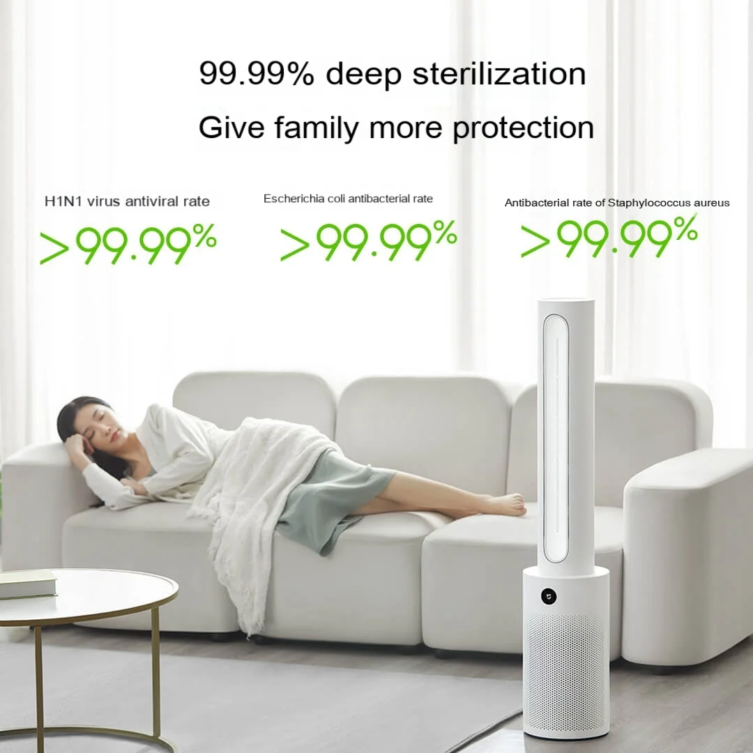 Xiaomi Mijia Smart Leafless Purification Fan Air Purifier Bladeless Fan  2in1 Circulating Natural Wind Work With Mi Home App - AliExpress