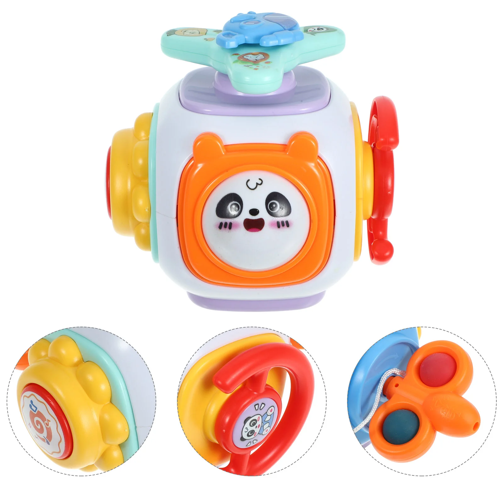 

Airplane Busy Ball Montessori Toy Cube for Educational Puzzle Board Plastic Toddlers Toys Baby Sensory
