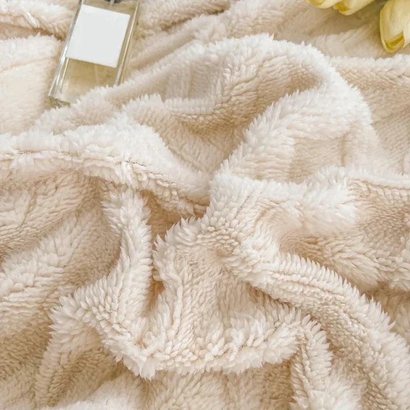 

Cover Bed Duvet Throw Winter Warm And Wool Blanket Thick Throws Fleece Bedspread Children Blankets Soft Sofa Adults Plaid