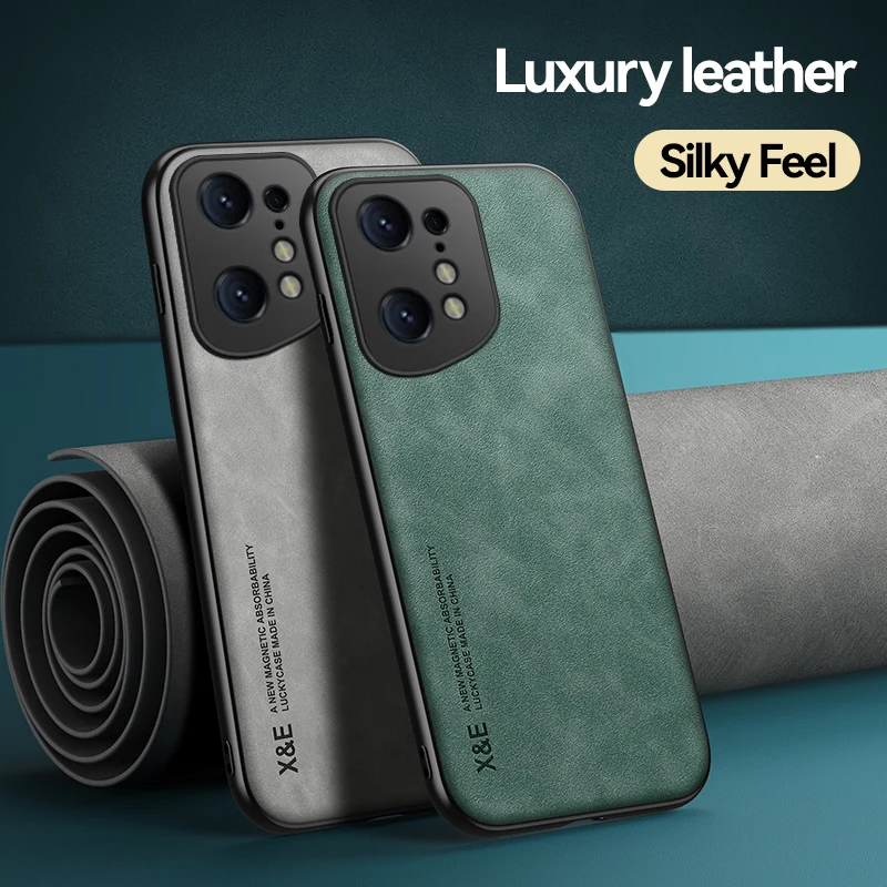 Magnetic Leather Shockproof Phone Case Cover