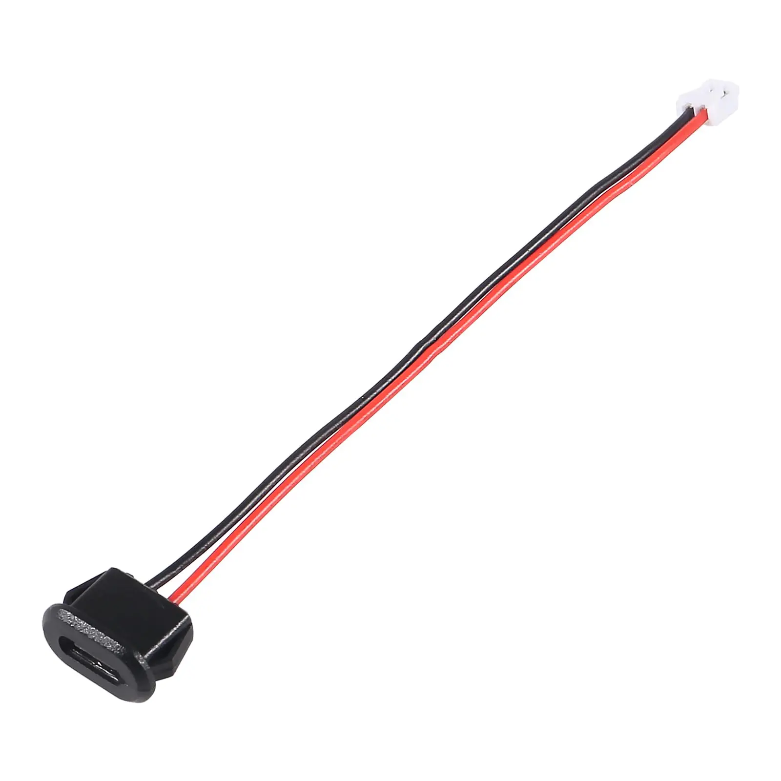 10PCS Type-C 암 섀시 방수 2P 솔더 와이어 유형 USB C 피그 테일 케이블 연장 전원 케이블 USB-C 플러그